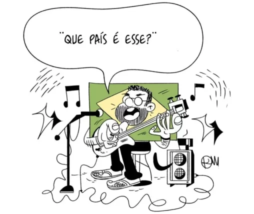 Crônica "É preciso estar atento e forte", publicada em 25/09/2025 no Jornal Rascunho. Ilustração: Kleverson Mariano. Disponível em: https://rascunho.com.br/cronistas/carolina-vigna/e-preciso-estar-atento-e-forte/