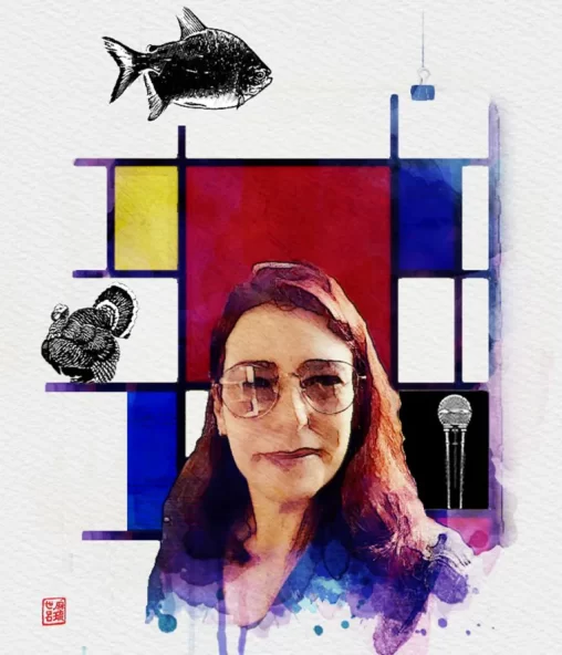 Crônica "Enjoadas S.A.", publicada em 26/06/2025 no Jornal Rascunho. Ilustração: Marcelo Frazão. Disponível em: https://rascunho.com.br/cronistas/carolina-vigna/enjoadas-s-a/