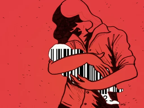 Crônica "Redeath", publicada em 22/05/2025 no Jornal Rascunho. Ilustração: José Lucas Queiroz. Disponível em: https://rascunho.com.br/cronistas/carolina-vigna/redeath/