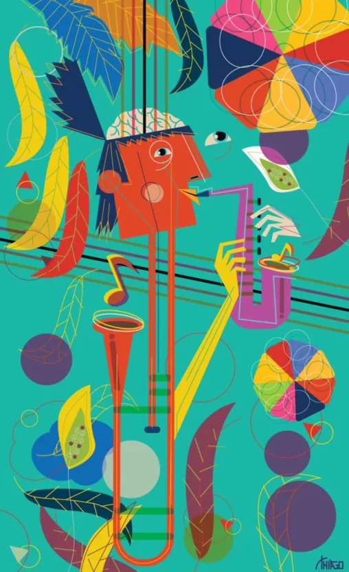 Crônica "Velhinha cansada", publicada em 29/05/2025 no Jornal Rascunho. Ilustração: Thiago Lucas. Disponível em: https://rascunho.com.br/cronistas/carolina-vigna/velhinha-cansada/