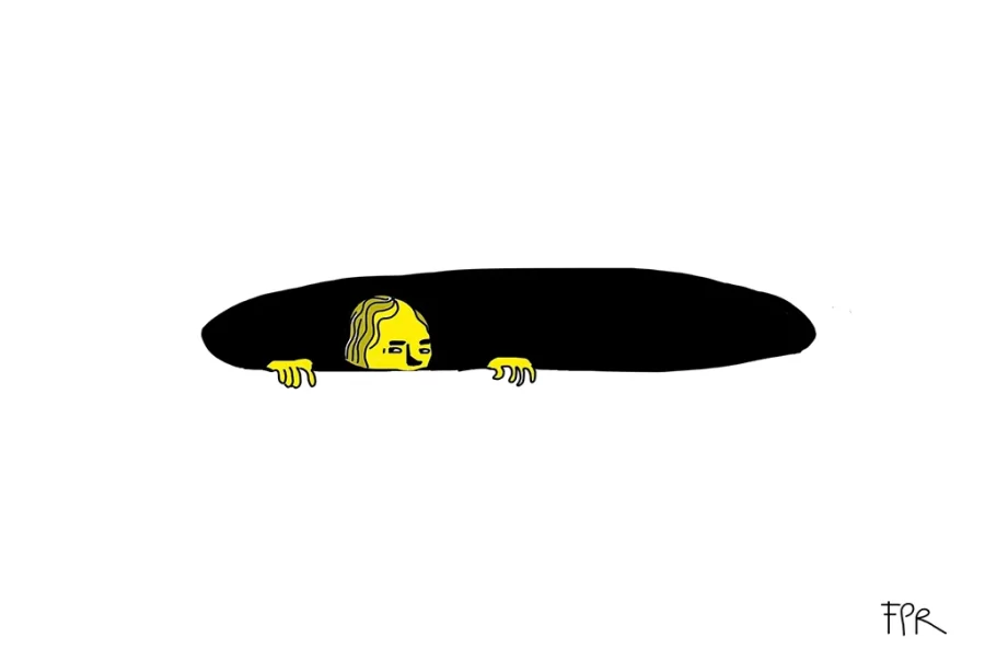 Crônica "Cinzas", publicada no Rascunho em 06/04/2023. Ilustração: FP Rodrigues. https://rascunho.com.br/liberado/cinzas-2/
